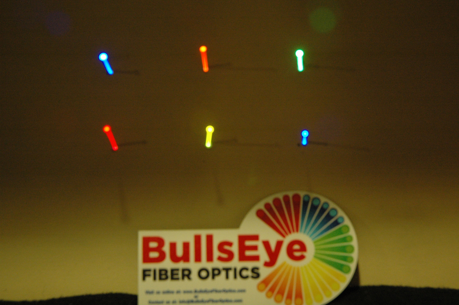 High Visibility 1 mm/.04" Fluorescent Fiber Optic Replacement Handgun /Rifle
