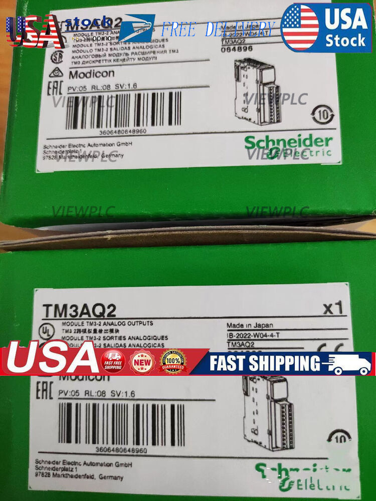 One Schneider TM3AQ2 PLC Module New In Box Fast Shipping