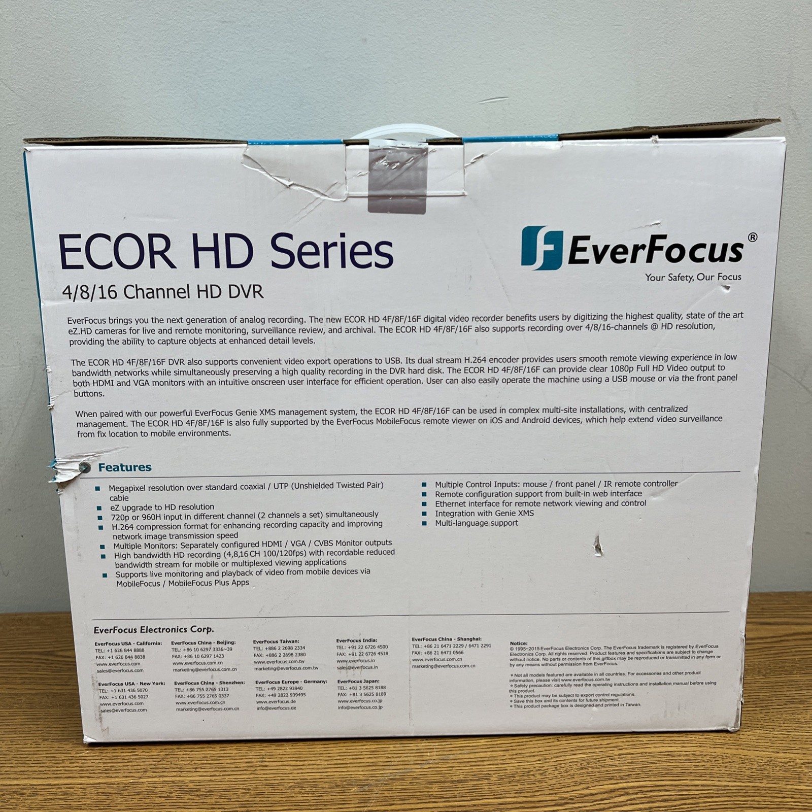 Everfocus ECOR HD 4F DVR