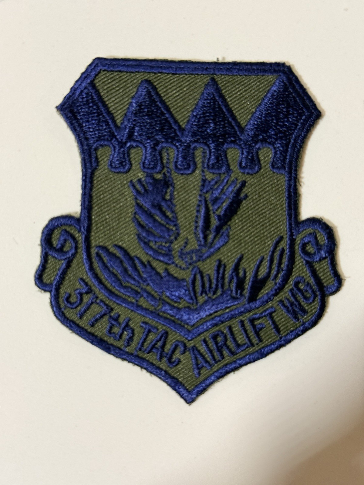 USAF US Air Force 317th TACTICAL AIR COMMAND (TAC) AIRLIFT WING Military Patch