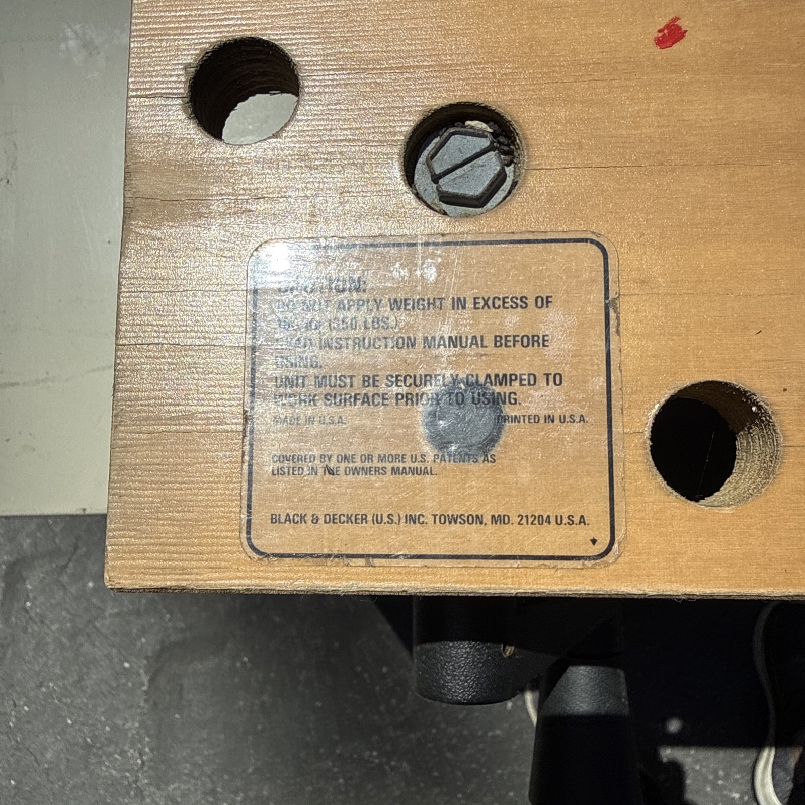 Black & Decker Bench Top Workmate 79-020 Type 3 Used