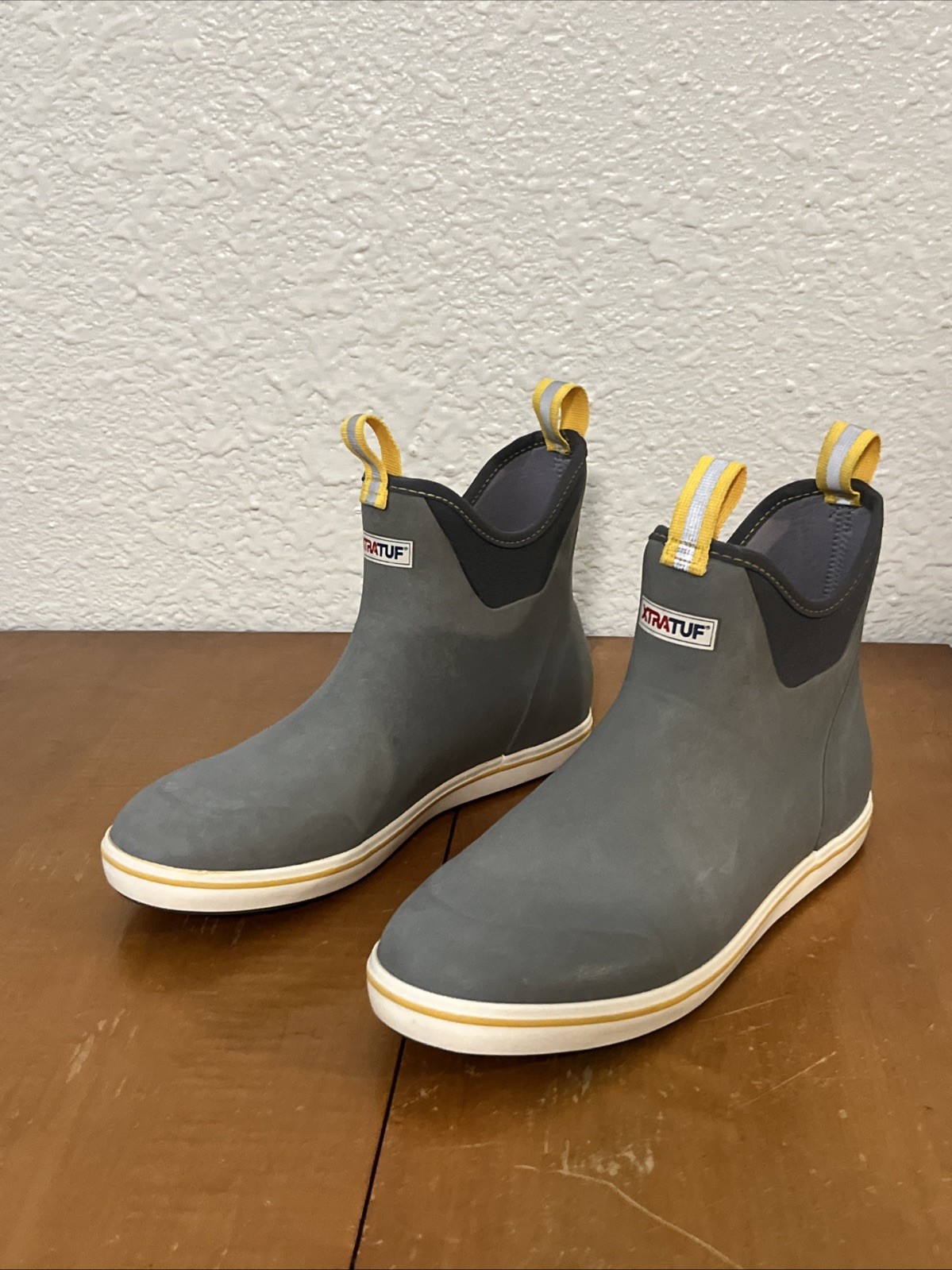 Xtratuf Ankle Deck Boots Mens Size 13 Grey
