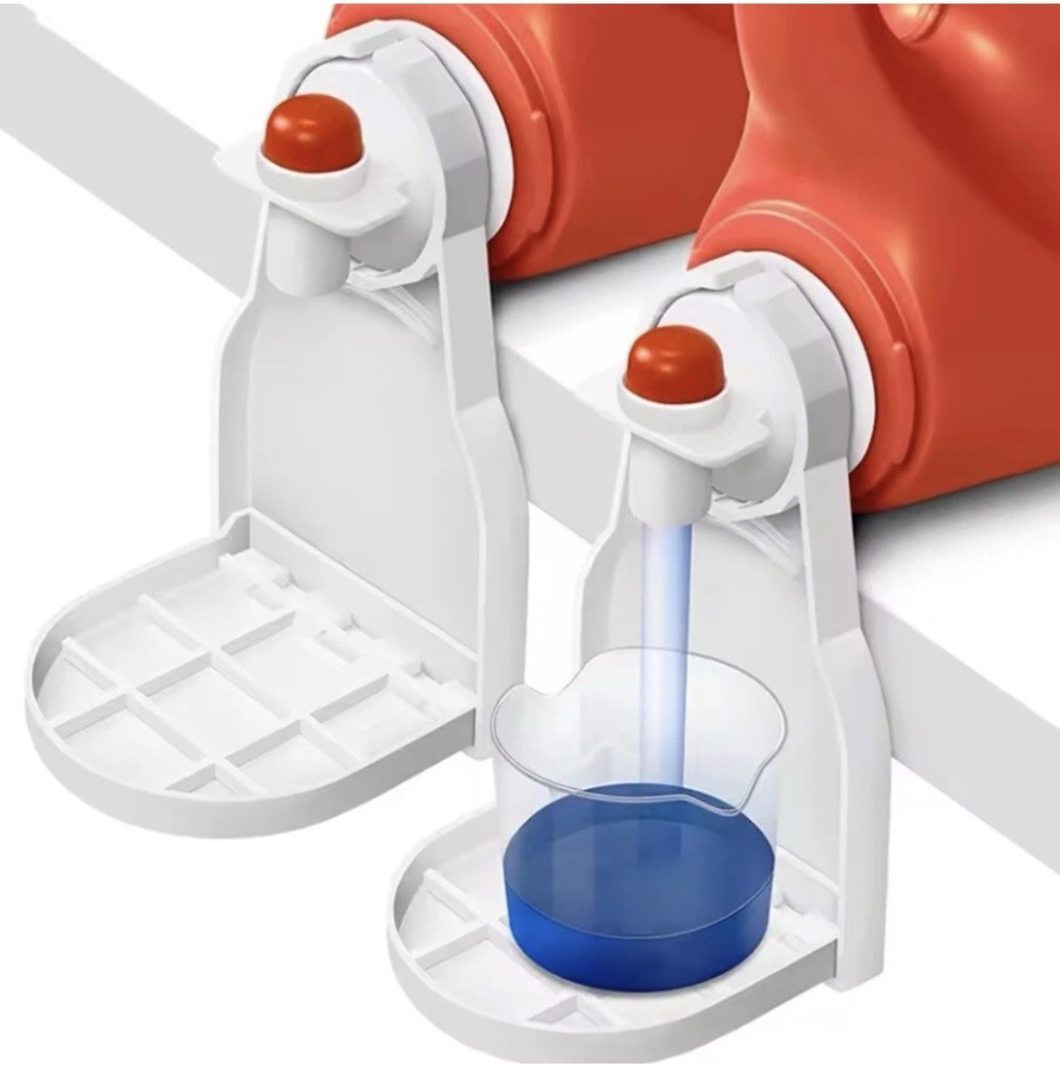 2 PACK Laundry Detergent Cup Holder Drip Catcher Tray Liquid Drip Tray Organizer