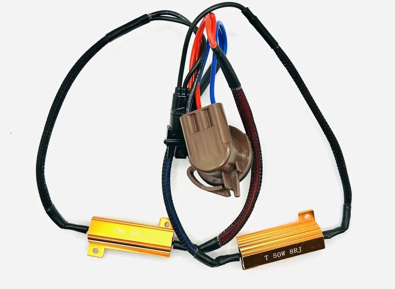 Error-Free Resistor Connector (T 50W8RJ ) for Hyper Flash Fix Wiring