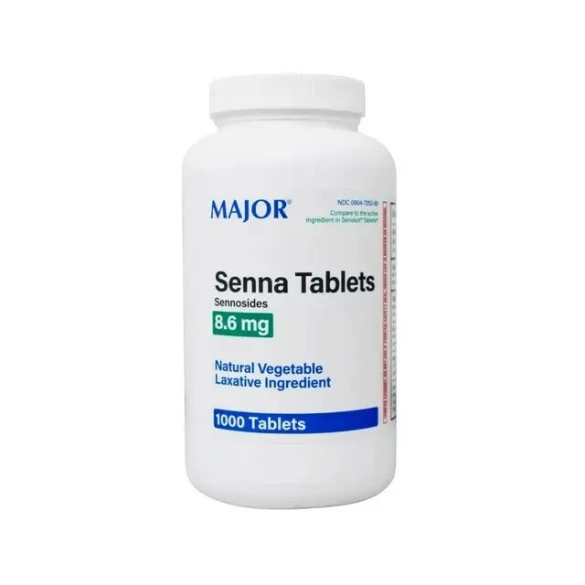 Major Senna 8.6mg Laxative Tablets 1000ct -