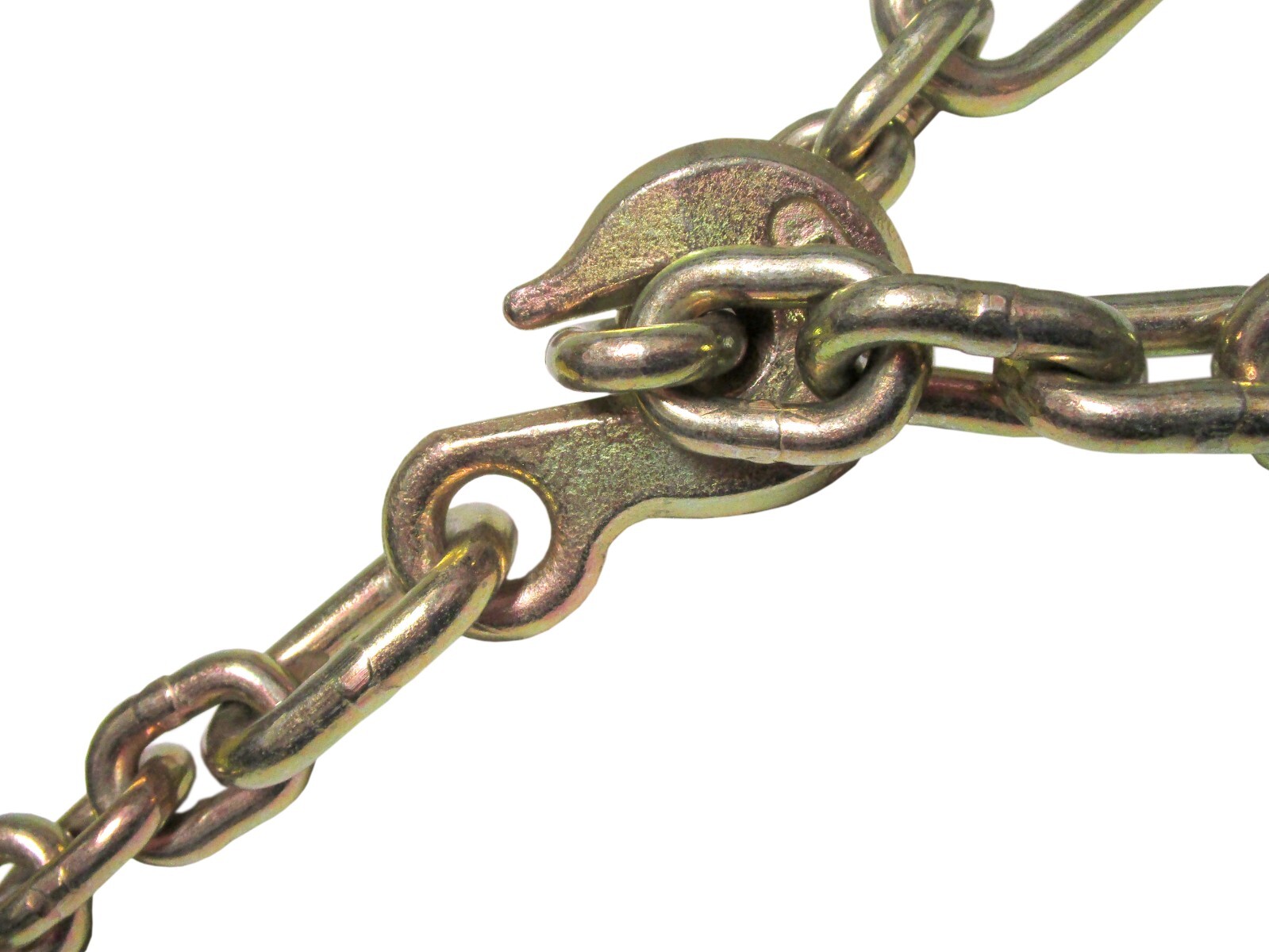 4" x 30 FT Winch Straps with Chain End Grab Hook Extension Tie Down 2 Pack