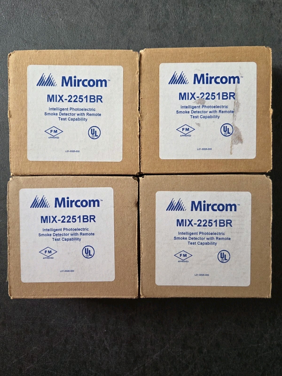 MIRCOM MIX-2251BR REMOTE TEST CAPABLE PHOTOELECTRIC SMOKE DETECTOR - NEW 4 AVAIL