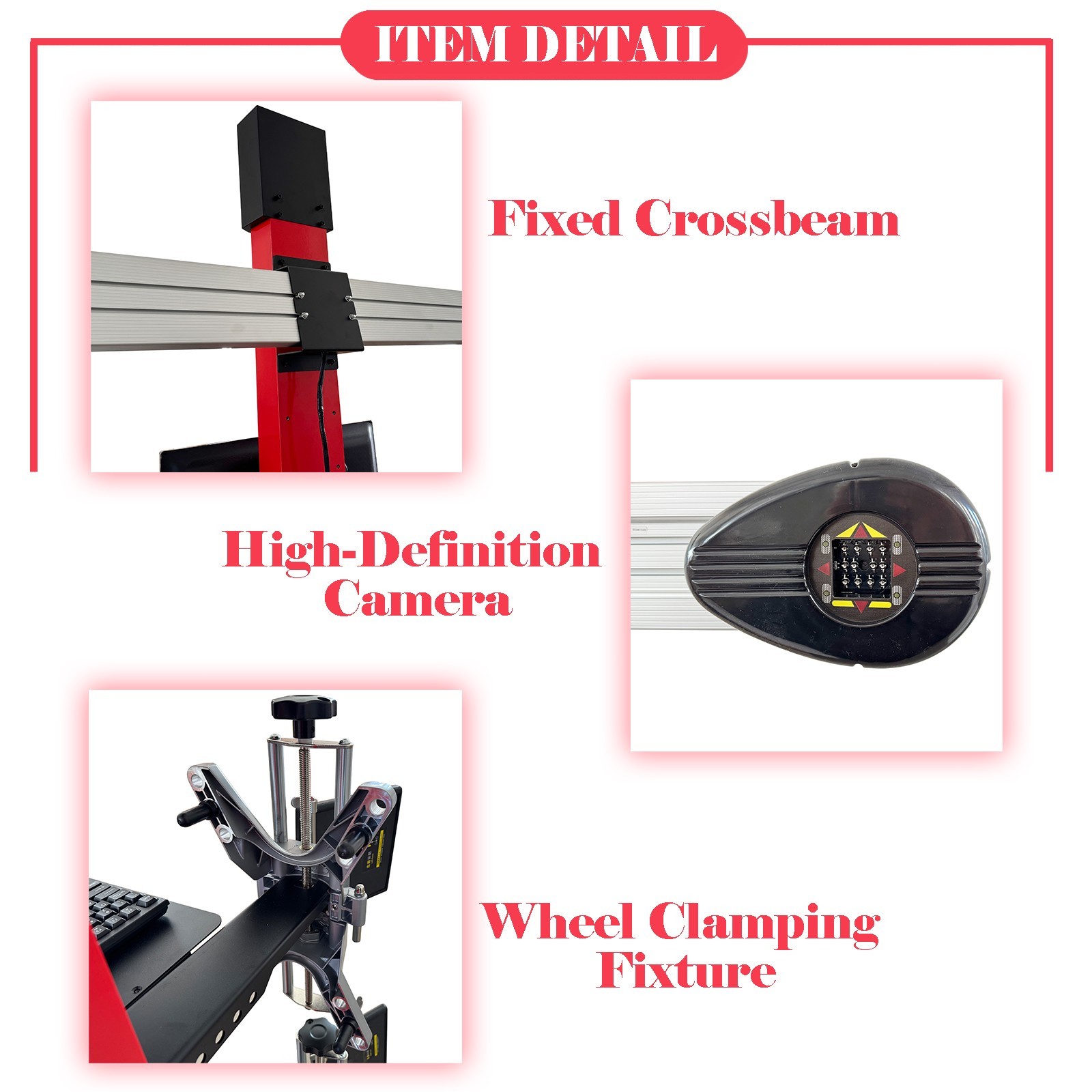 110V Automobiles 3D Automatic Tracking Four-Wheel Alignment Instrument