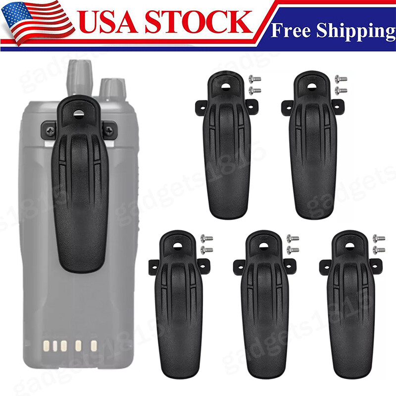 5x KBH-11 Belt Clip For Kenwood NX200G NX300G NX3200 NX5200 NX5300 NX5400 Radio