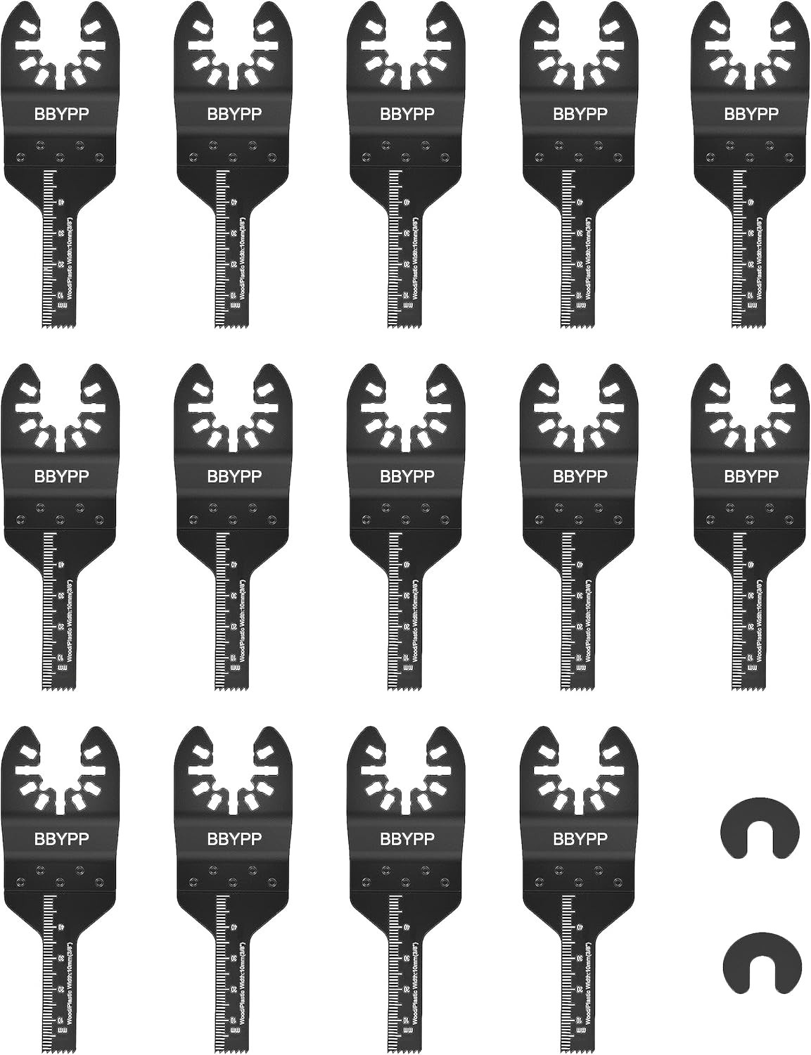 14pcs Oscillating Saw Blades, 3/8 Inch Professional Universal Multitool Blades f