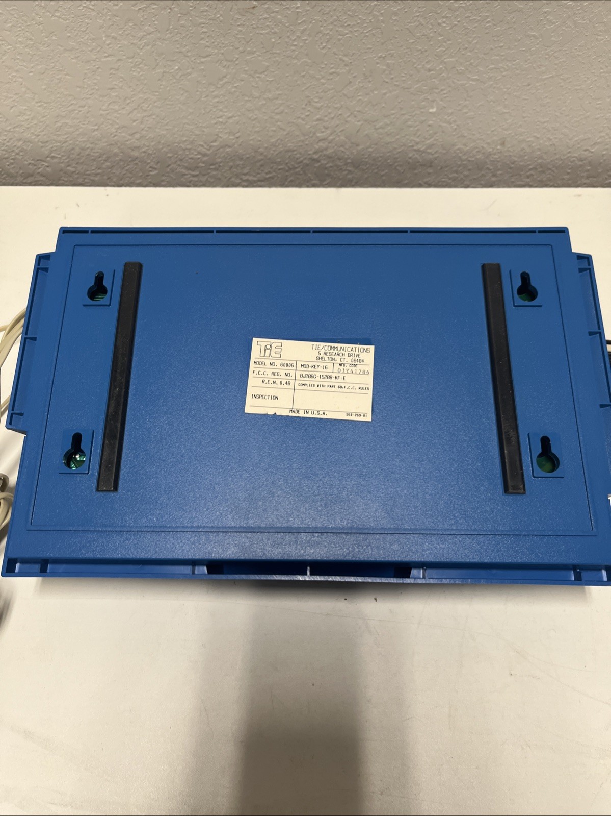 TiE Mod Key 16 Blue Wall Mount Control Panel Phone System MOD-KEY-16 60006 Works