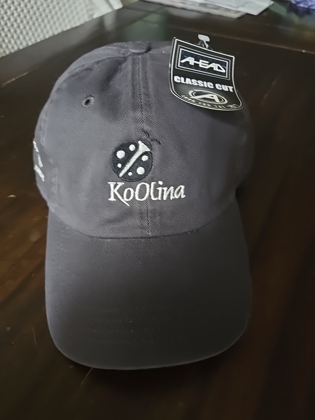 Ahead lotte koolina Black Ladybug Logo hawaii golf Course Hat Cap Strapback Nwt