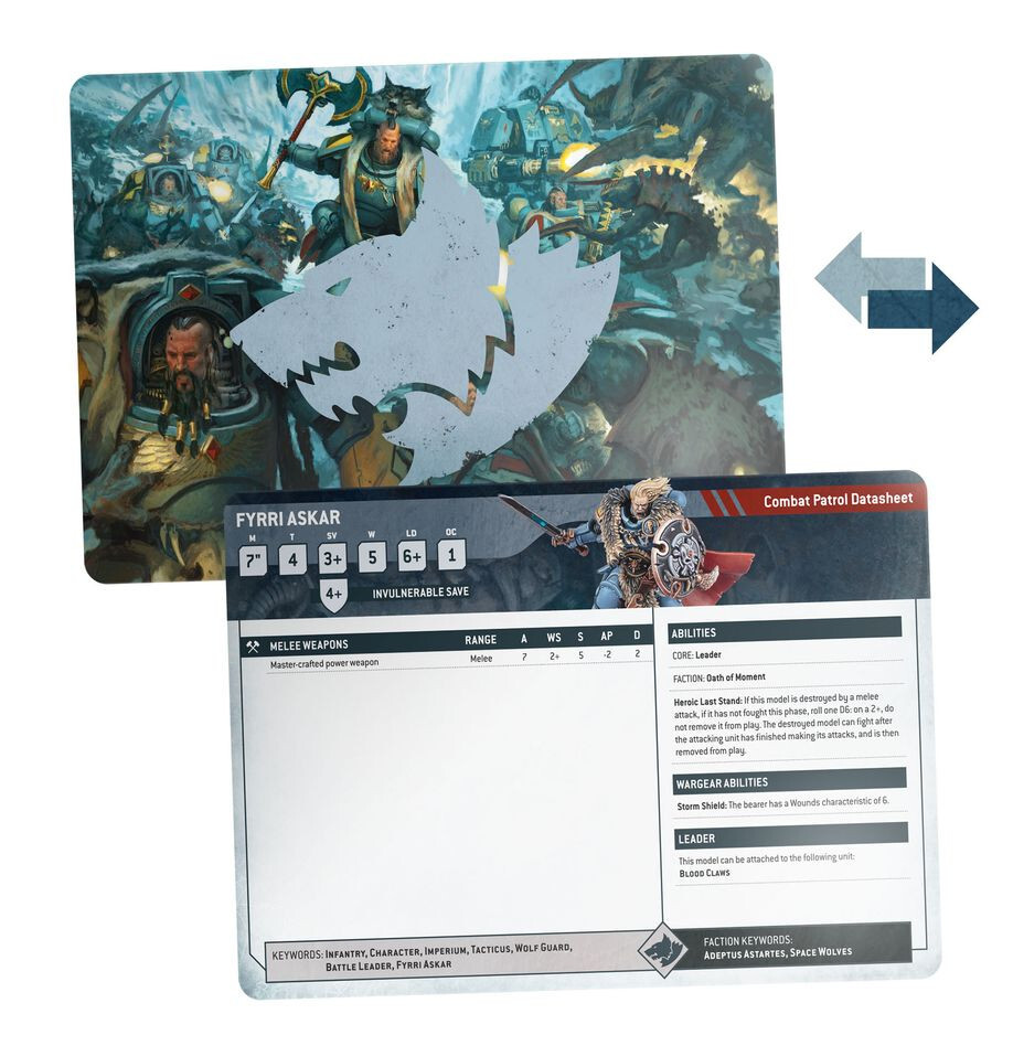 Warhammer 40K DataCards Space Wolves Limited Edition 10th ed NEW UNOPENED