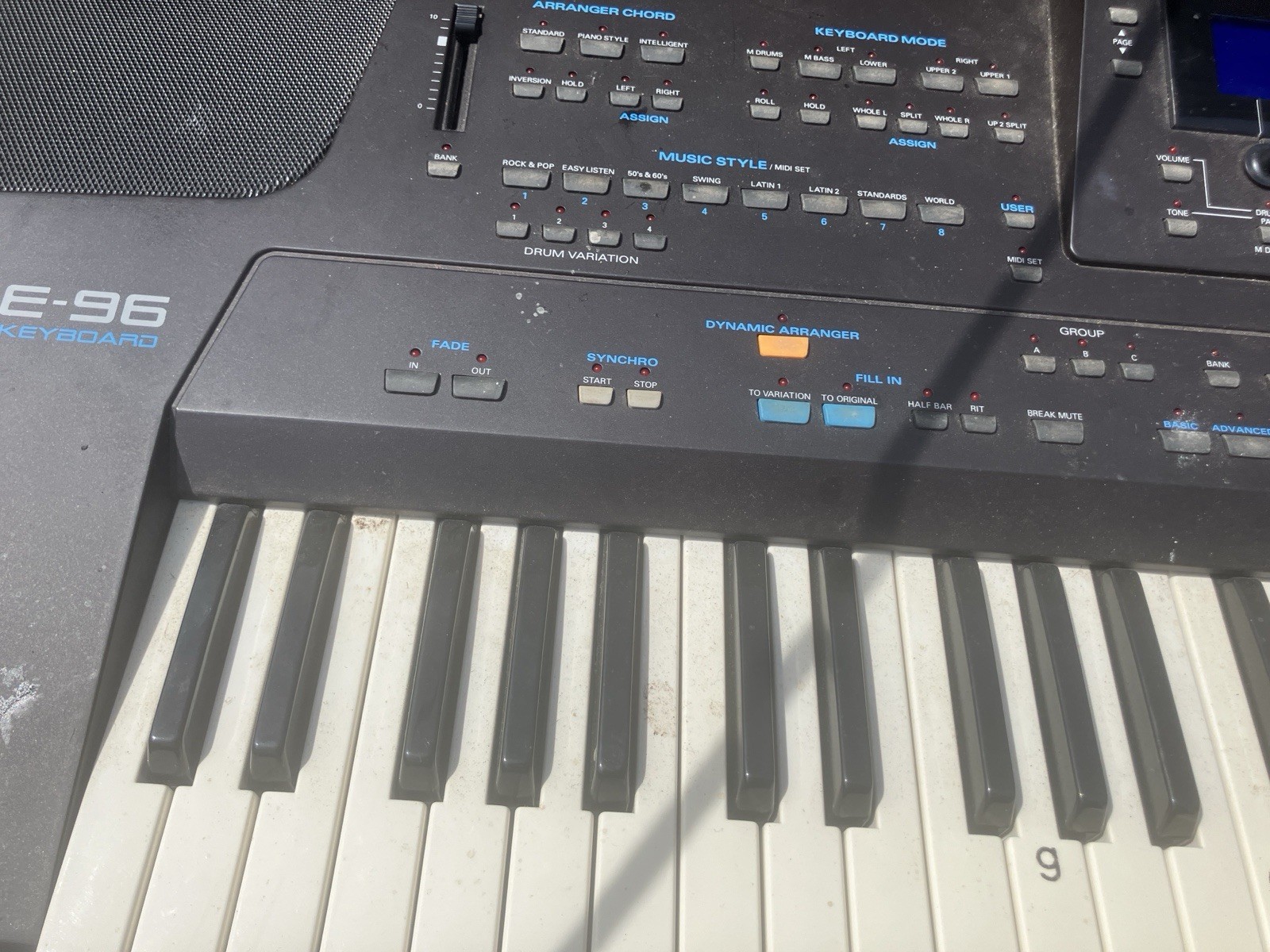Roland E-96 W Pro Hard case