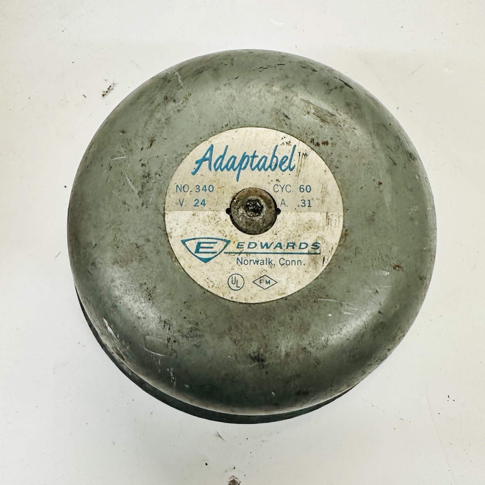 Vintage Edwards Company Adaptabel No.340 School Alarm Bell. Works.