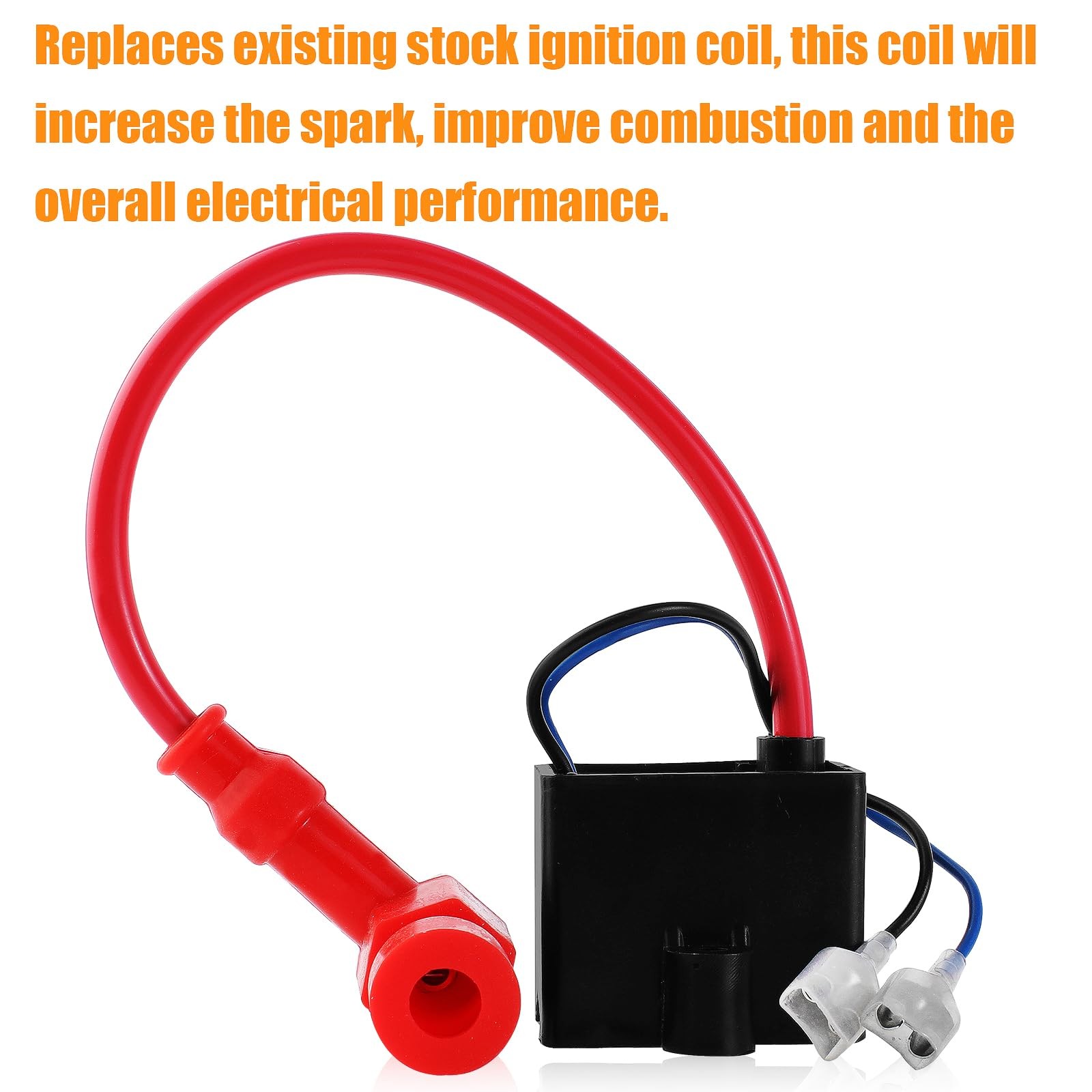 QAZAKY High Performance CDI Ignition Coil Compatible with 49cc - 50cc 60cc...