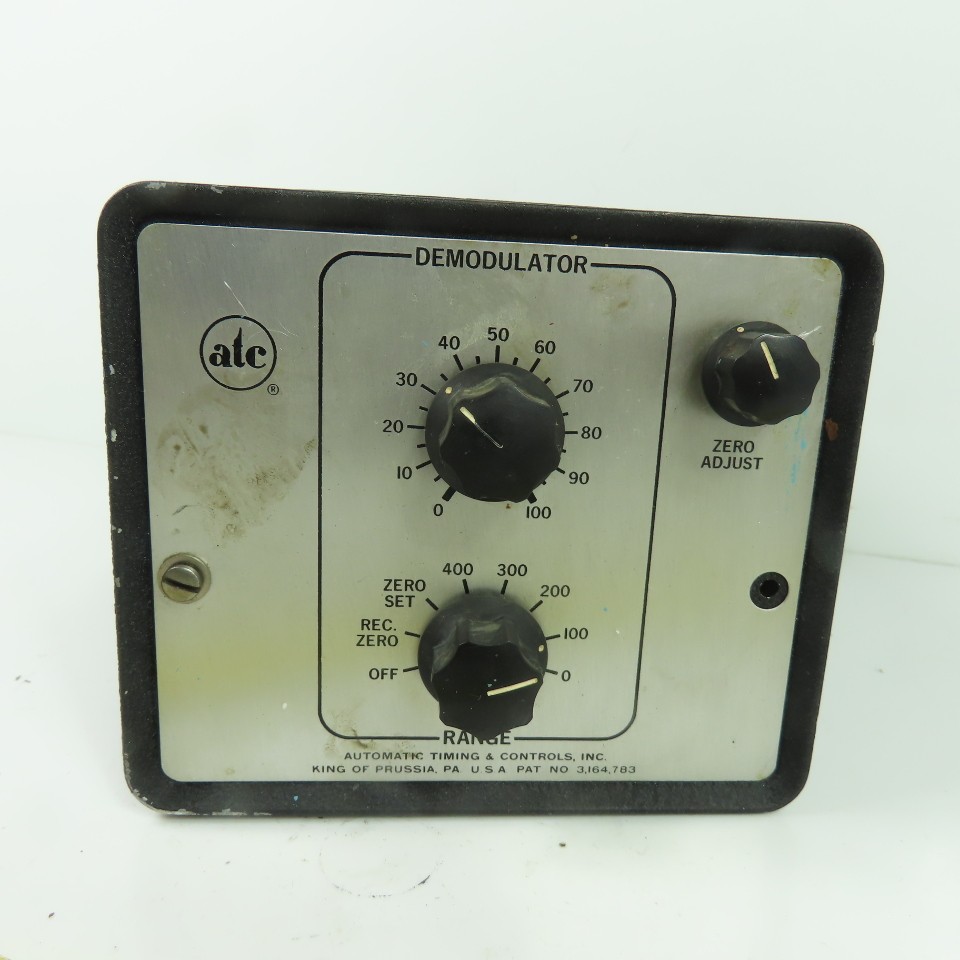 ATC Automatic Timing & Controls Demodulator Unit 0-100 0-400 Range