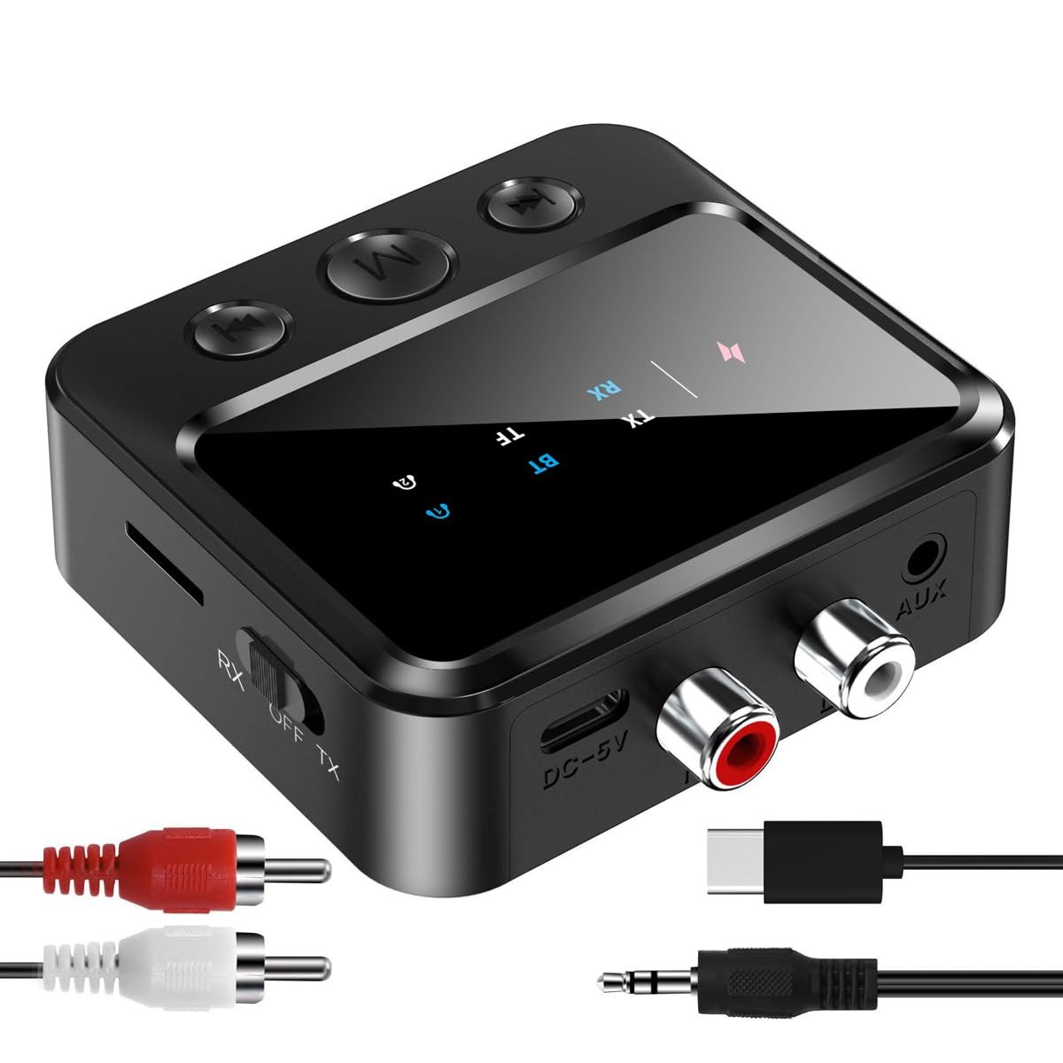 Bluetooth Transmitter for Airplane,Wireless BT 5.4 Transmitter Receiver 2 in1...