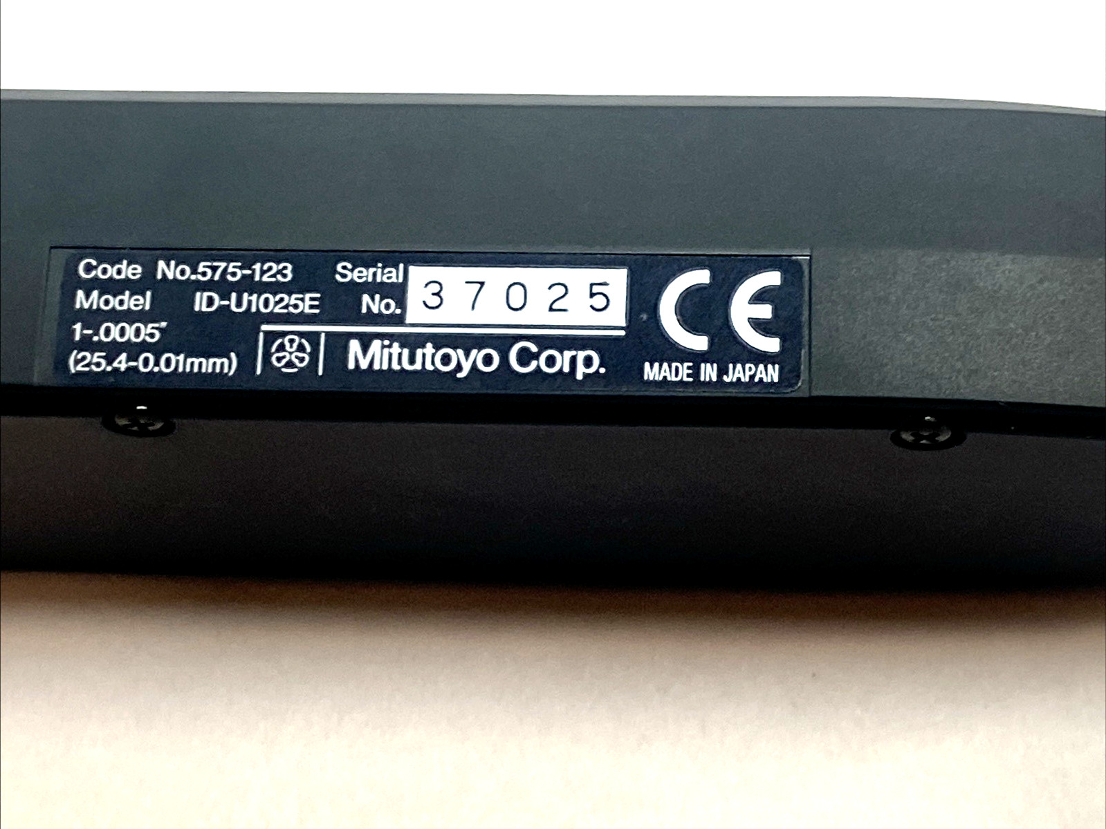 Mitutoyo ID-U1025E Absolute Digital Indicator 575-123