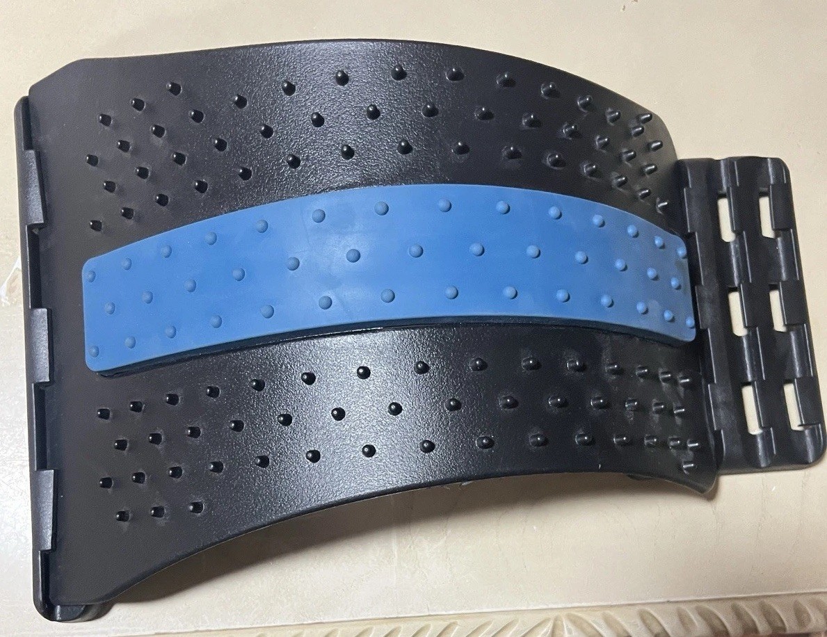 NMulti-Level Back Stretcher Lumbar Support Device Spine Relief & Posture Aid