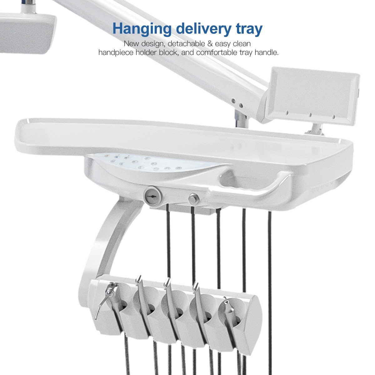 Dental Chair Unit Computer Controlled+ Stool/Portable Delivery Unit Compressor