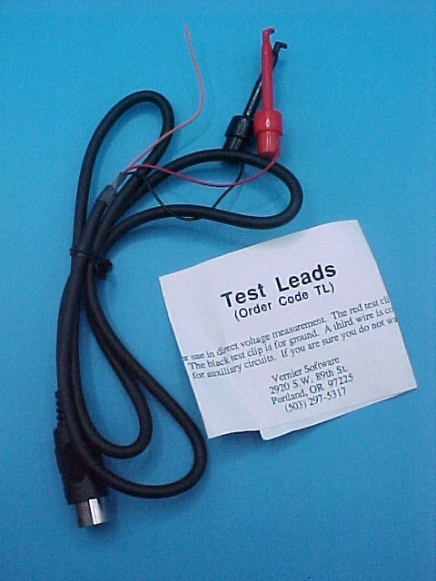 VERNIER SOFTWARE VOLTAGE TEST LEADS TL JO