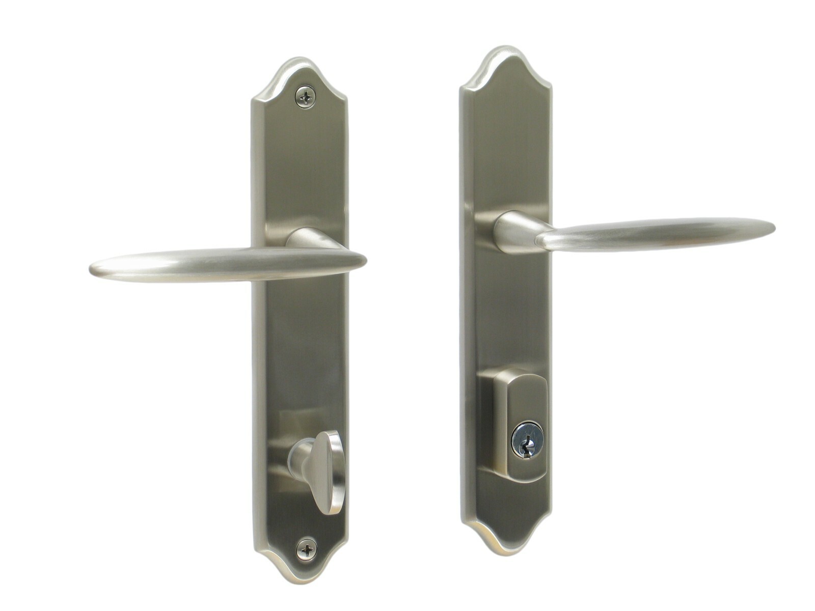 FPL Luxor Active Trim Door Lever Back Plates Set; Trim for Multi Point Door