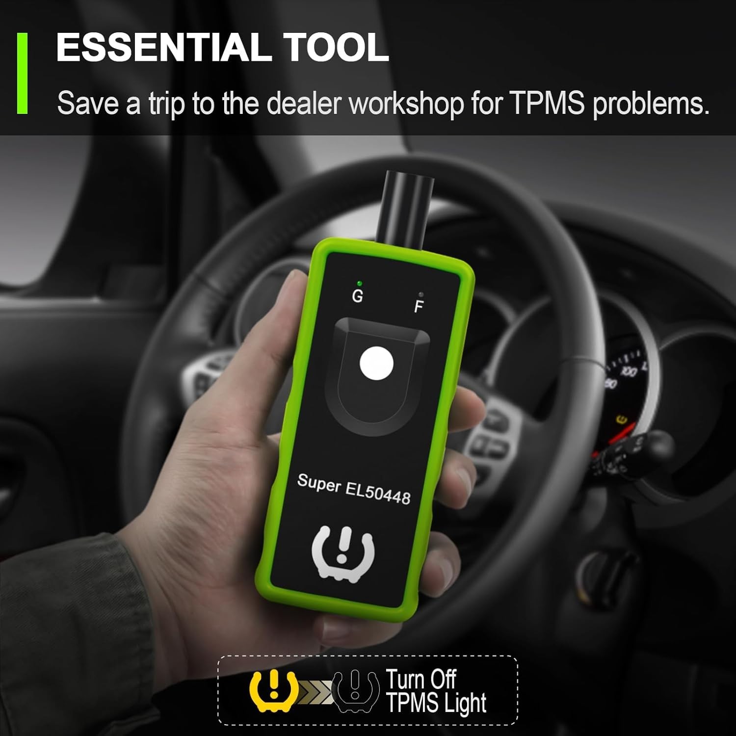 2IN1 TPMS Relearn Tool for GM & Ford, Digital