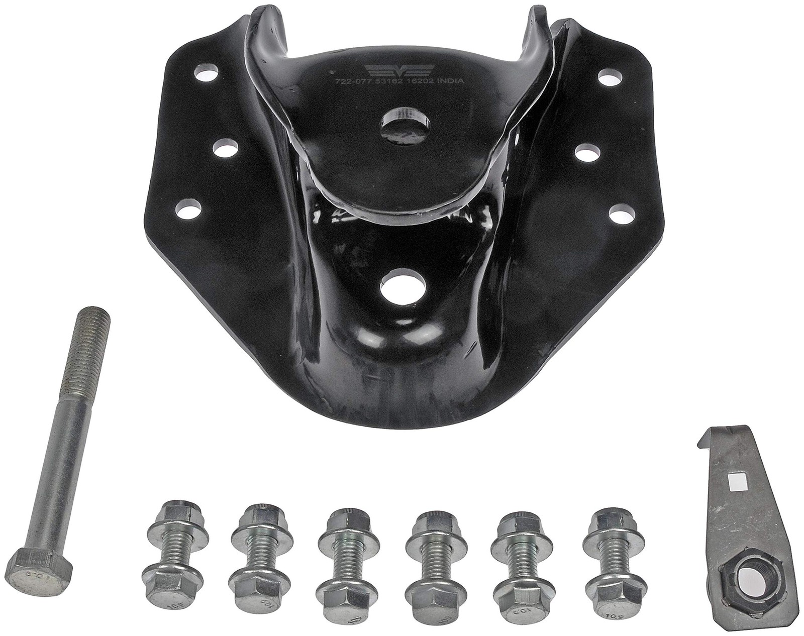 722-077 Rear Spring Forward Leaf Hanger Compatible with Black
