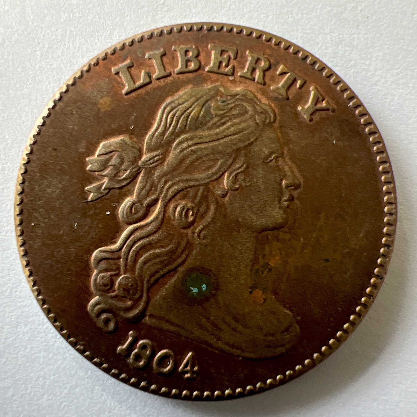 1804 Draped Bust Large Cent COPY