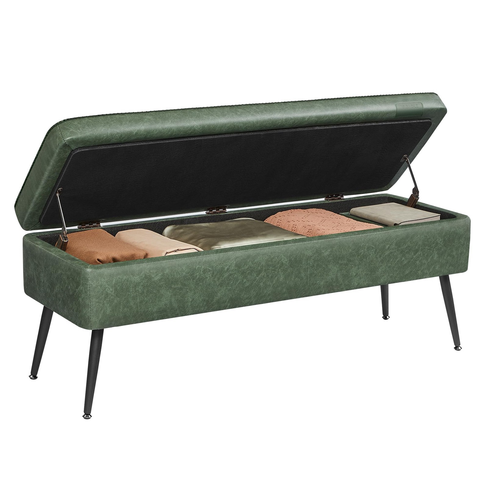 EKHO Collection - Storage Ottoman Bench, Entryway Bedroom Bench, 15 Gallons, ...