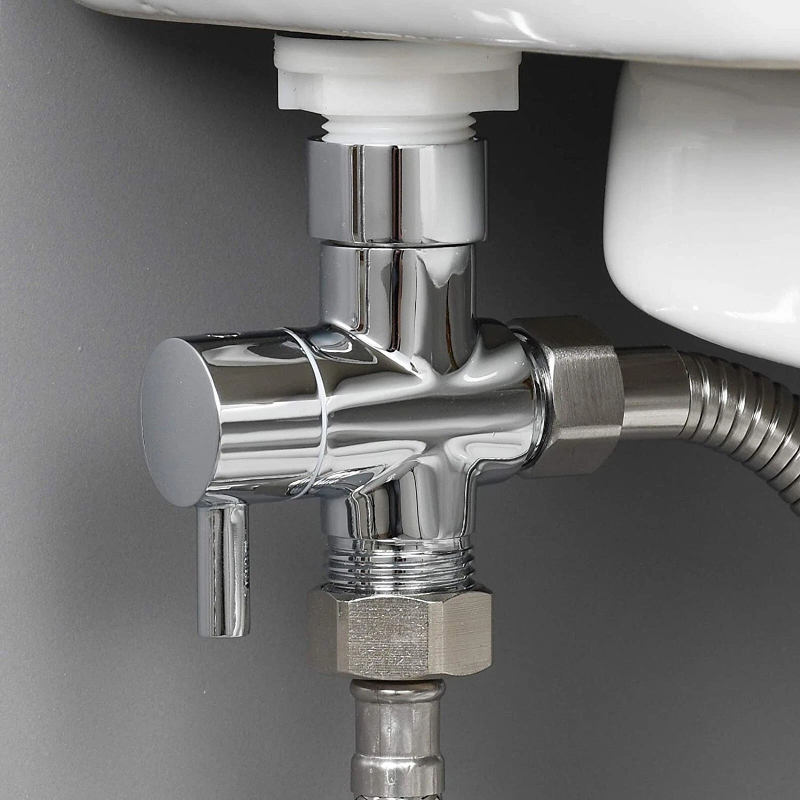 Brass Diverter Valve 1/2in Connection High Pressure Switching Handheld Fixed