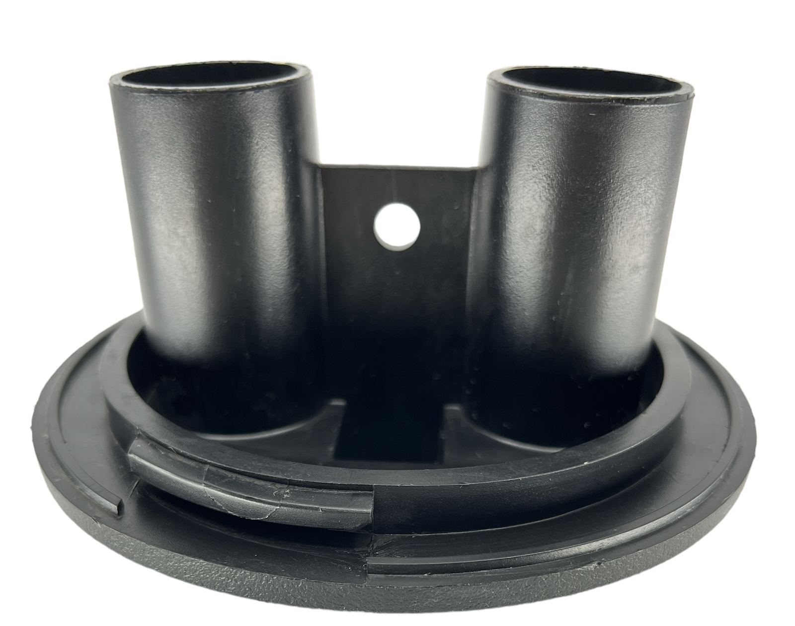 60019 Norwesco Polyethylene 4" Center Snap In Air Vent Assembly For 16" Lid