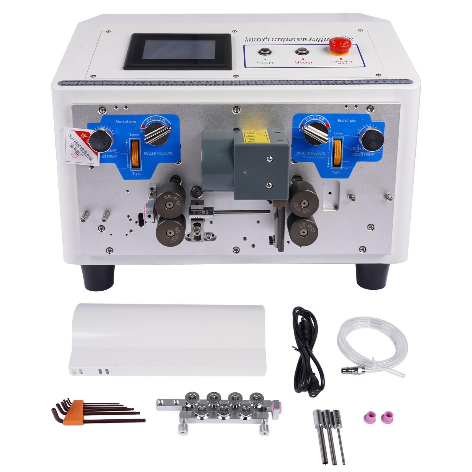 Automatic Wire Stripping Machine Cable Stripper with 4.3" Touch Screen New 110V