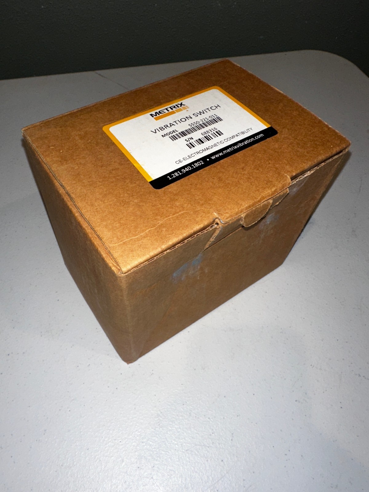 Metrix 5550 VibraAlert Vibration Switch 5550-221-011 NIB w/ Manuals