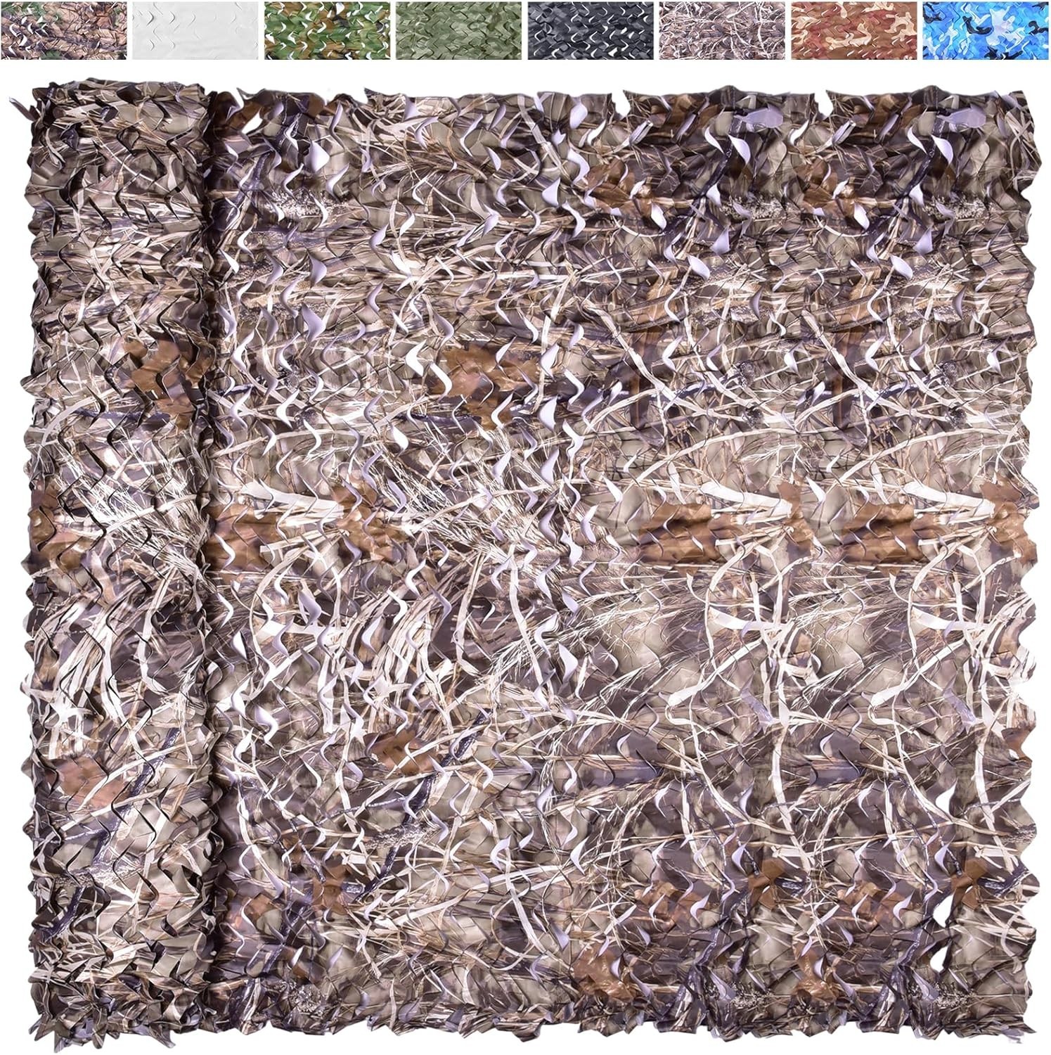 Versatile Camouflage Netting in 4.9ft x 6.5ft for Military and Birthday Parties