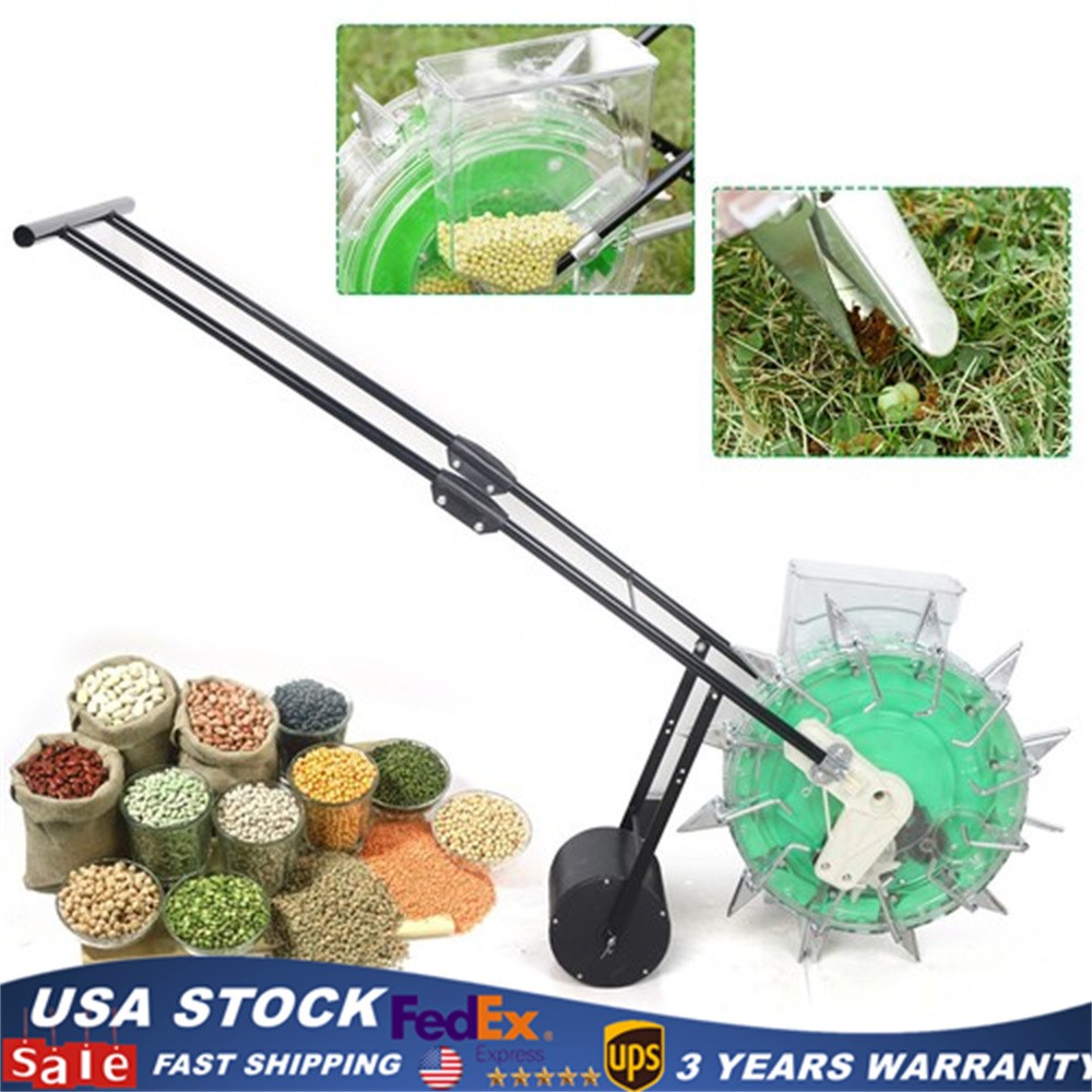 Hand-push Roller Seeder Peanut Corn Fertilizer Applicator Manual Seeding Tool