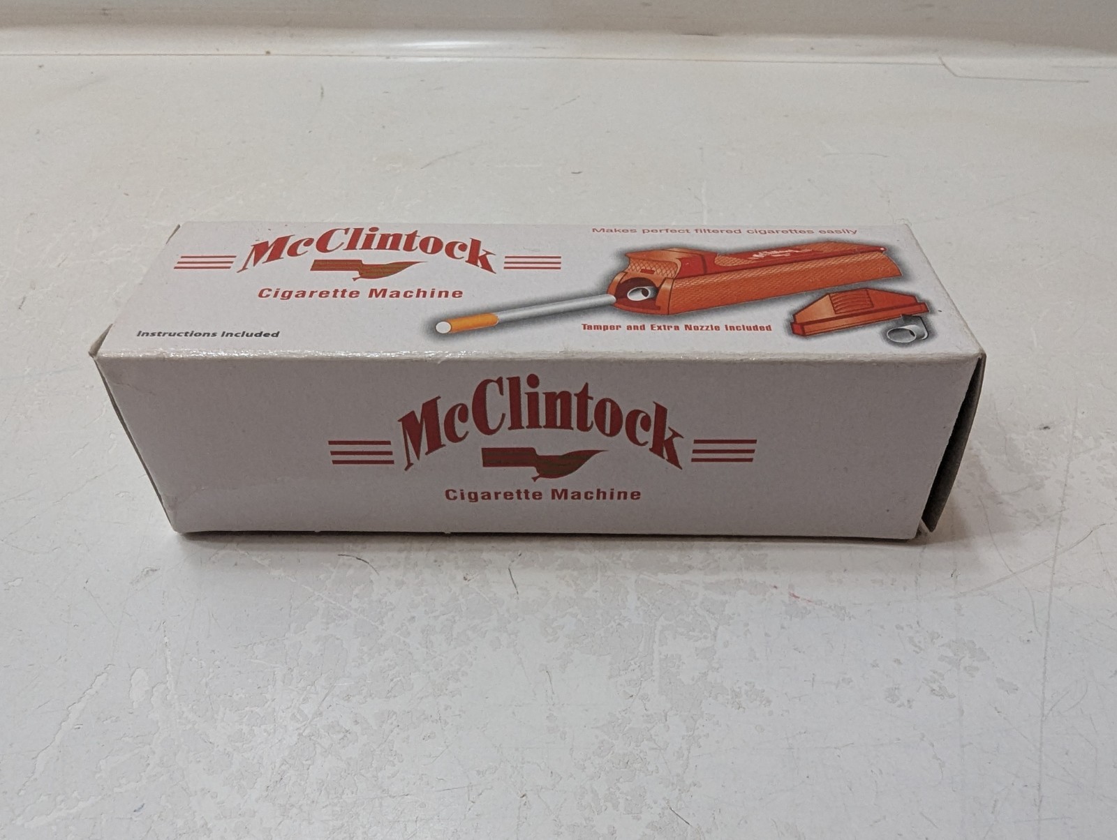 McClintock Cigarette Machine Hand Held Cigarette Maker Tobacco Injector