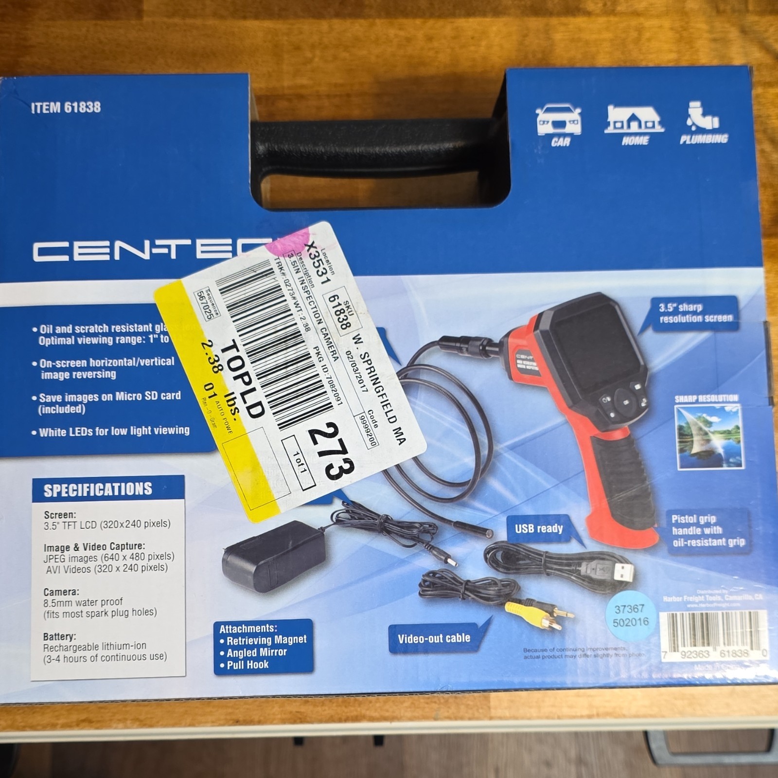 CEN-TECH Digital Inspection Camera 61839