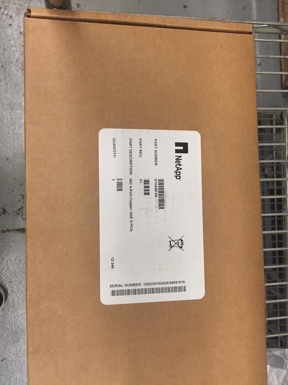 X1049B-R6 NetApp 4-port 1Ge PCIe card