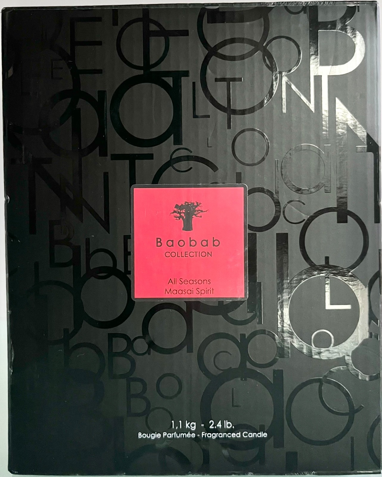 NIB BAOBAB COLLECTION Maasai-Spirit Ultra-Luxe BelgianPerfumedCandle 2.4lb/1,1kg
