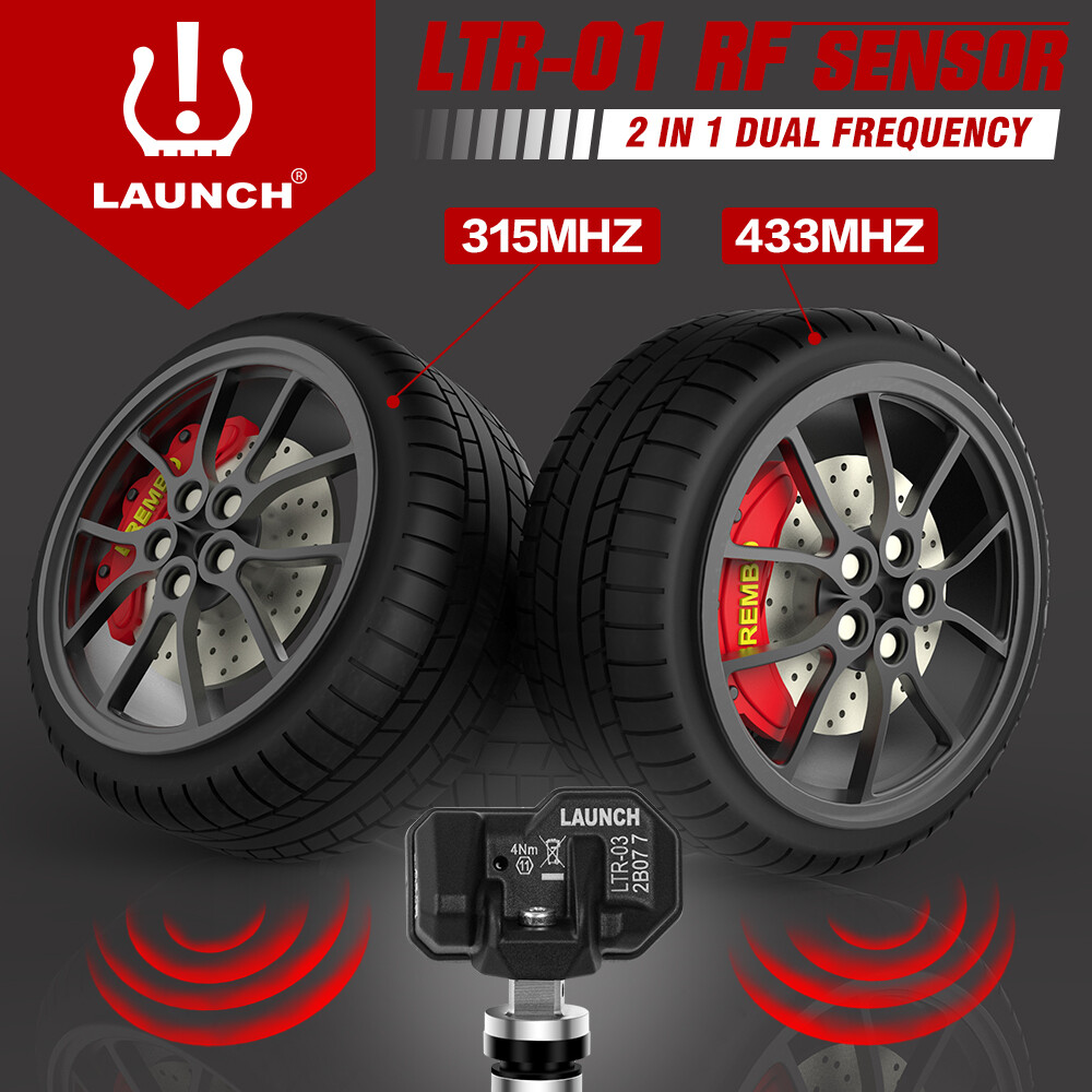LAUNCH Universal 315MHz+433MHz Tire Pressure FR-Sensor LTR-03 TPMS Programmable