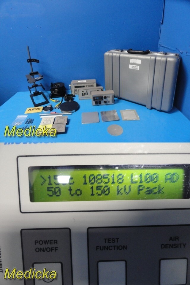 Inovision Dosimeter/KVP Reader 35050A W/ KVP Divider, Ion Chambers & Stand~36373