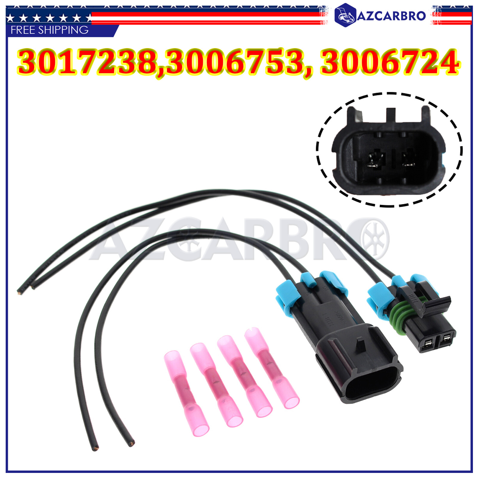 NEW SALTDOGG PLUG REPAIR KIT SPINNER 3017238 HARNESS 3006724 3006753