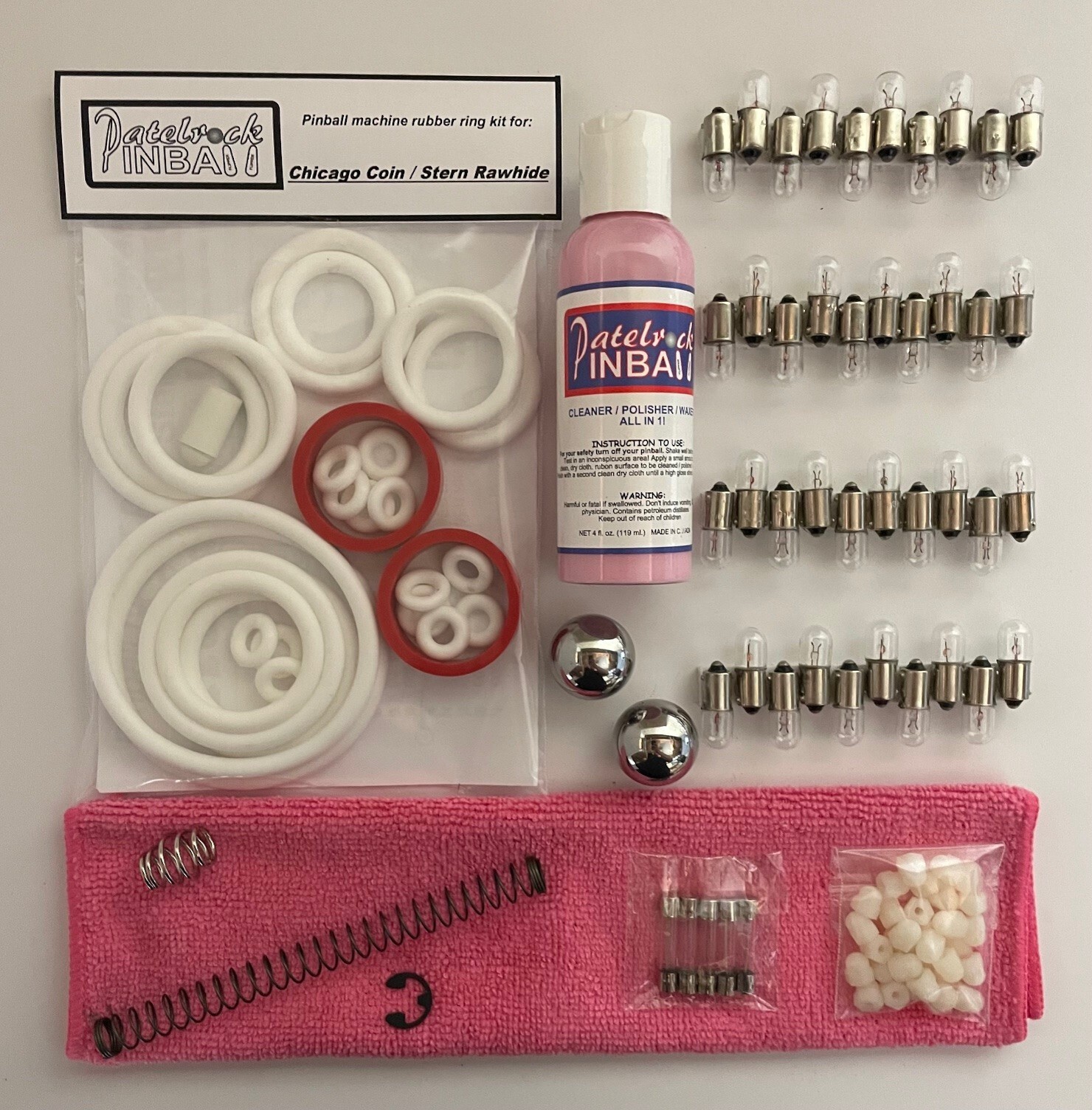 Stern / Chicago Coin Rawhide Pinball Machine Maintenance Tune Up Kit