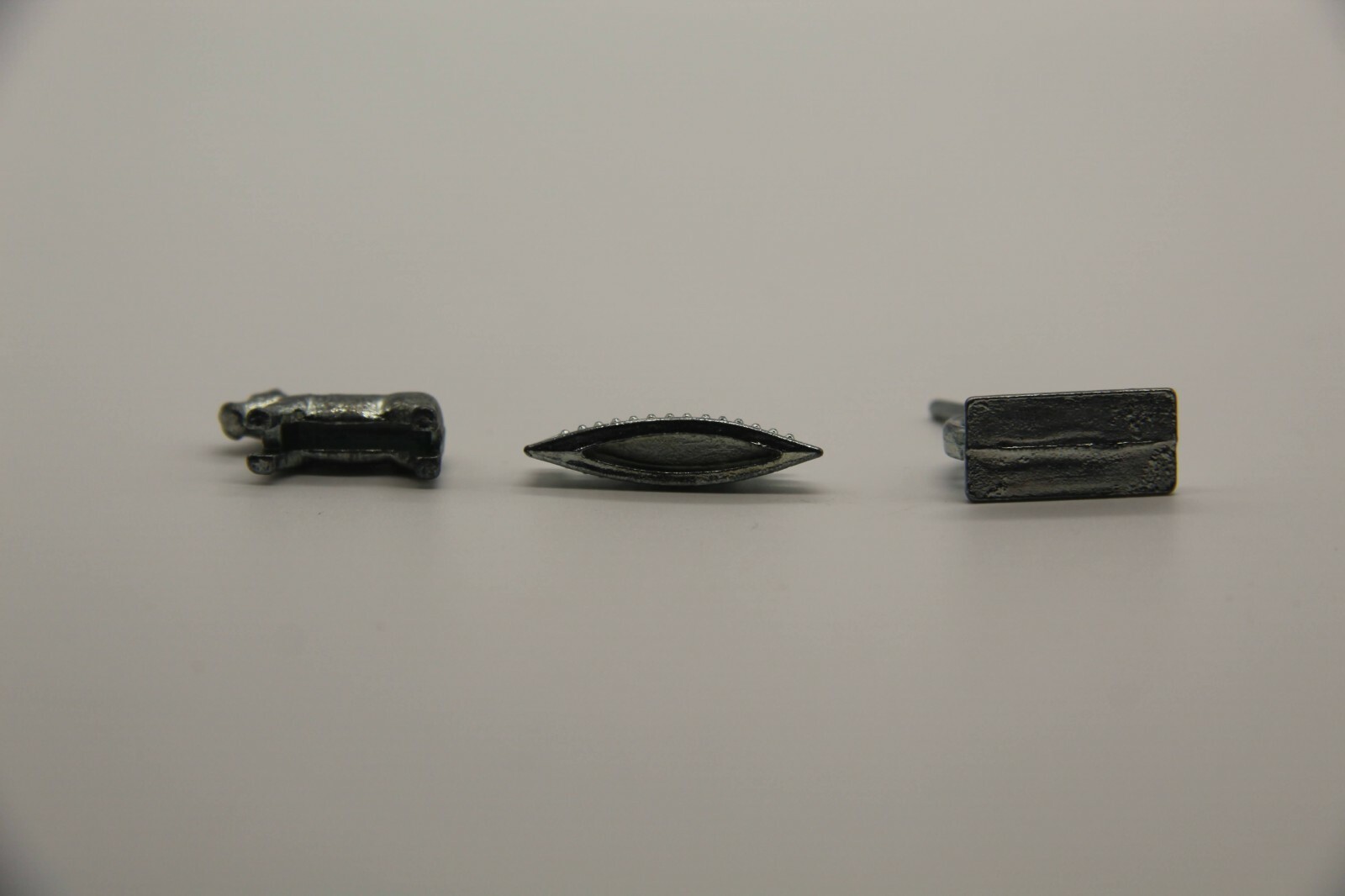 Hasbro Monopoly Game 9 Replacement Token Pewter Pieces
