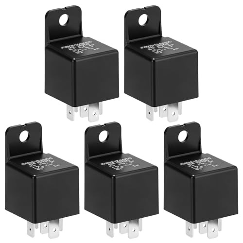 Motor Relay 5 Pin 24V 40A, Automotive Relay, 5 Pack Vehicle Relays Switch