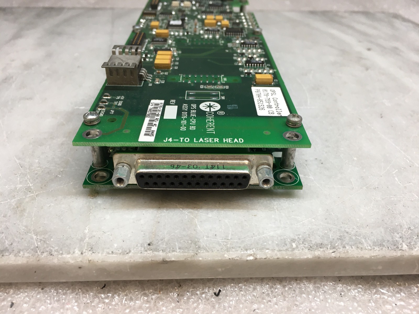 Coherent OPSL Controller OPS Blue-CPU BD with Coherent OPS Power Supply Board