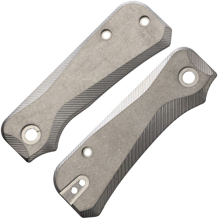 Flytanium Groove Stonewash Titanium Scales Add Grip To Civivi Baby Banter Knife