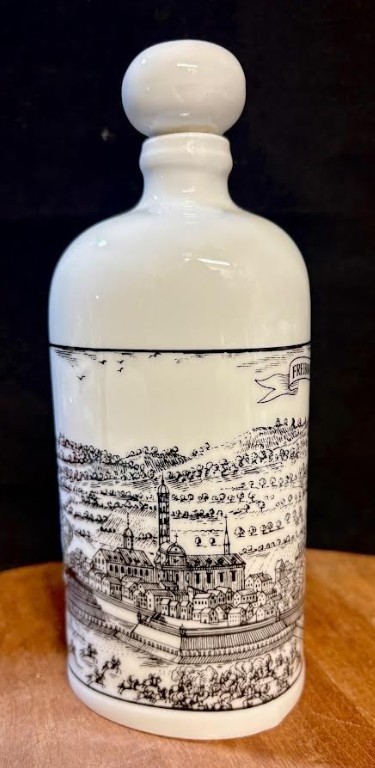 Freiburg BR 1697 Altenkunstadt Porcelain Bottle Cork Decanter Germany Beer